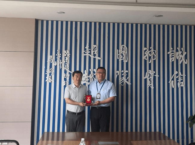 城阳区总工会王主席一行来710公海赌赌船官网调研指导